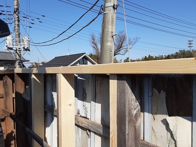 下地交換　瓦屋根工事